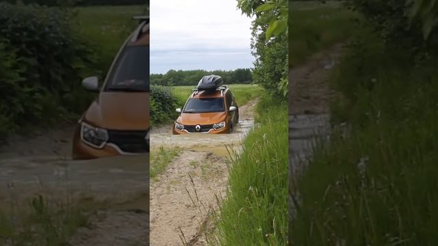 #Duster чуть не утонул в обычной луже. #дастер смотреть онлайн