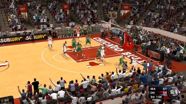 Throwback Thursday - NBA 2K11 - 91-92 Roster - Bulls vs SuperSonics - Requested by Sports History смотреть онлайн