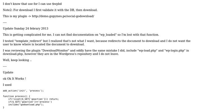 Wordpress: Wordpress repository forbids me call wp-load.php in non-WordPress file смотреть онлайн