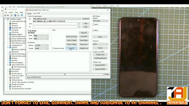 VIVO Y93 MEDIATEK HELIO P22 MT6762 CPU+ PIN LOCK + FRP UNLOCK + ONE CLICK WITH UMT PRO TOOL смотреть онлайн