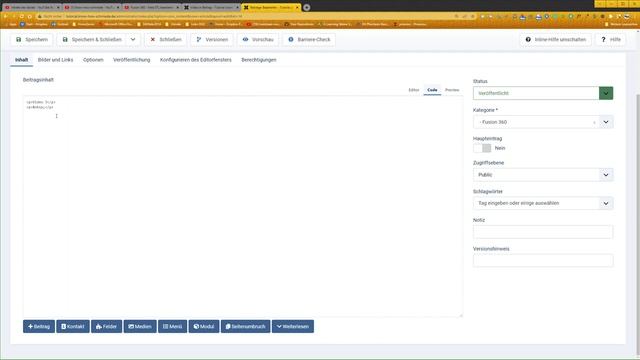 Joomla 4 - Video einbinden mit JCE Editor - Joomla 4 Einsteiger Grundlagen смотреть онлайн