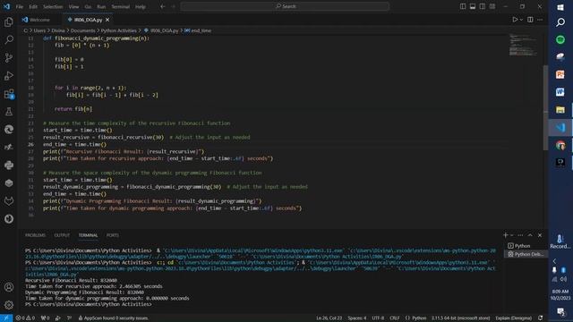 "Python Tutorial: Fibonacci Sequence using Recursion and Dynamic Programming" смотреть онлайн