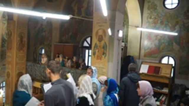 престол в Рождества Богородицы, Литургия, Самара, 2016 смотреть онлайн