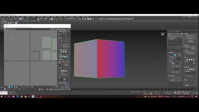 Развертка 3D модели в 3Ds max. Unvrap UVW. смотреть онлайн