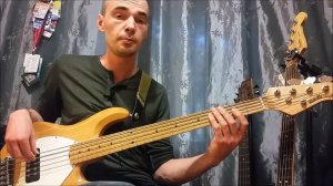 Разбор куплетного басового риффа из песни Cosmic Girl. Гармония, Полиметр на бас-гитаре.