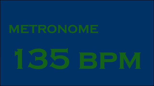 METRONOME 135 BPM смотреть онлайн
