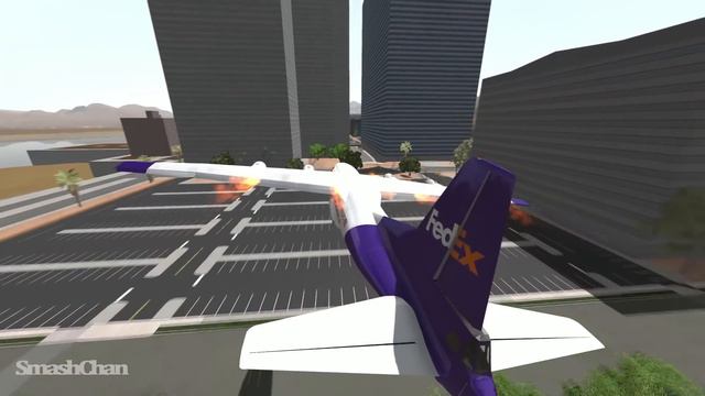 Airplane Crashes #14 - BeamNG DRIVE | SmashChan
