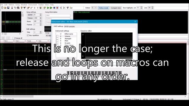 0CC-FamiTracker Teutorial-Part 3: The Pattern, Instrument and Pitch Editors смотреть онлайн