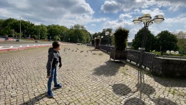 Муж едет в Казахстан на самокате?//Старый город Ганновер?Hannover?Германия...? смотреть онлайн