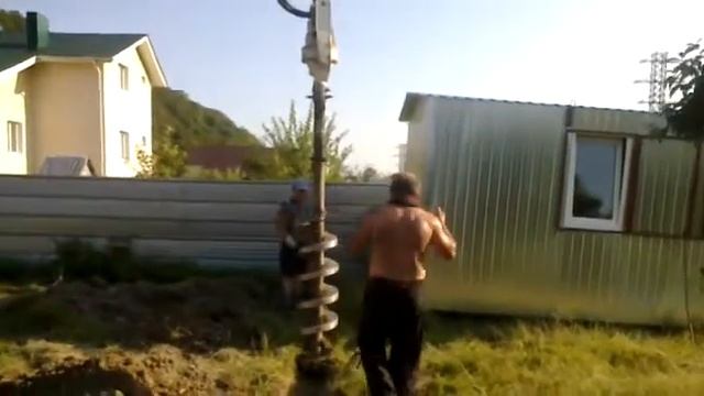 Бурение сваи смотреть онлайн