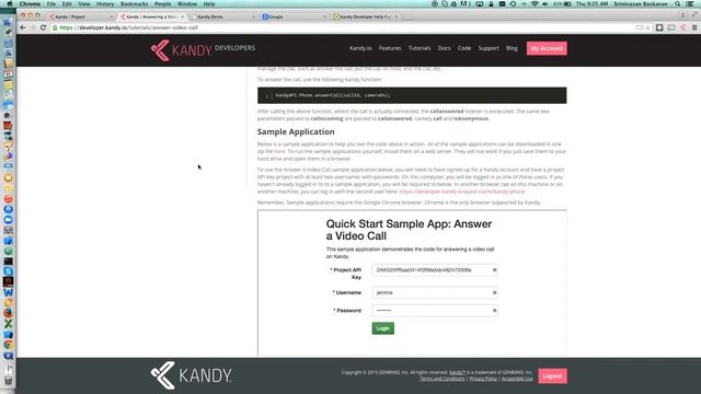 Kandy How-To: Use the JS SDK to make a video call смотреть онлайн