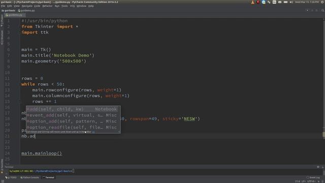 Tkinter - Create tabs in your GUI interface using Notebook смотреть онлайн