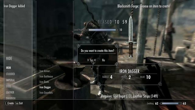 Skyrim, Unlimited Coin / money, Levelling smithing and speech! (PC ONLY) смотреть онлайн