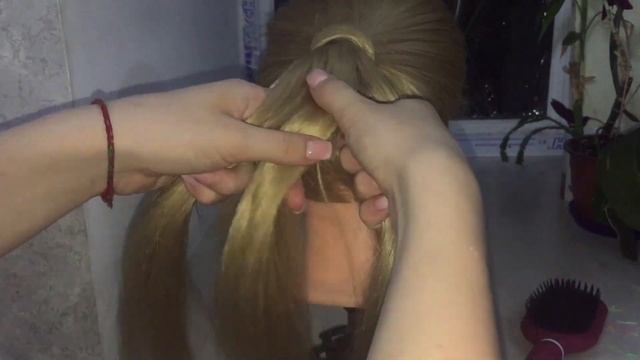 #Прически ДВА ВИДА КОС НА ХВОСТЕ TWO TYPES OF BRAILS ON THE TAIL смотреть онлайн