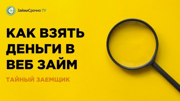 Берём онлайн займ в компании Веб Займ (Web Zaim). Тайный заёмщик