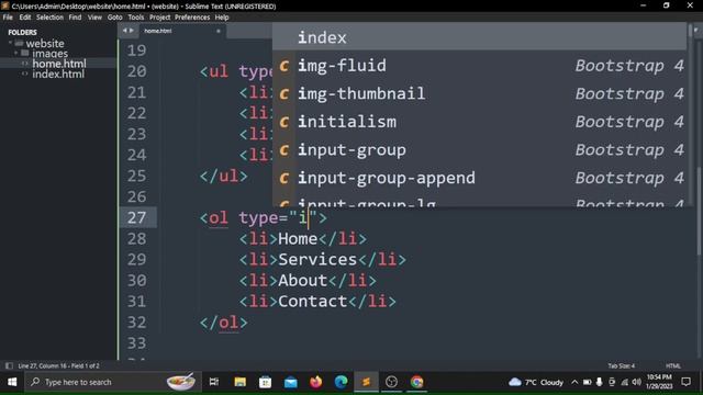 How to make HTML Listing with Bullets and Numbers | List Tags HTML Full Course Tutorial 07 смотреть онлайн