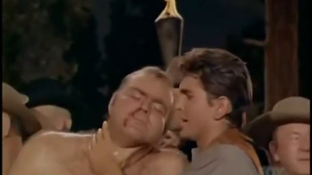 Bonanza The Duke fight смотреть онлайн