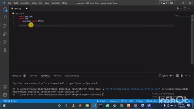 Generate QR codes with Python - Python Examples #1 смотреть онлайн