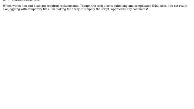 Replacing values in json file with jq смотреть онлайн