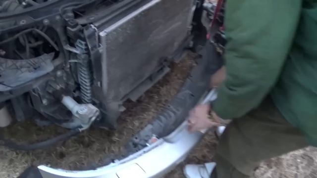 Audi A4 B6 A/C Condenser Removal And Replacement  Air Conditioner Condenser