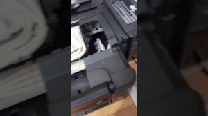 Прочистка печатающей головки на струйнем принтере EPSON L222, часть 2