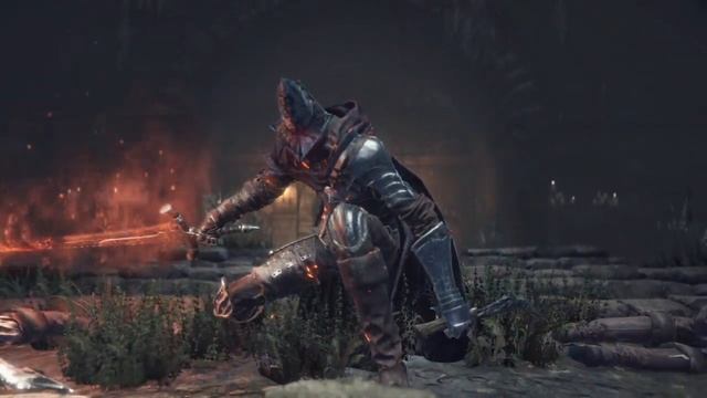 Abyss Watchers Boss fight And Deacons of the Deep Boss fight (Dark souls 3) смотреть онлайн