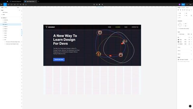 Design an amazing landing page using only Figma Plugins | Figma Tutorial смотреть онлайн