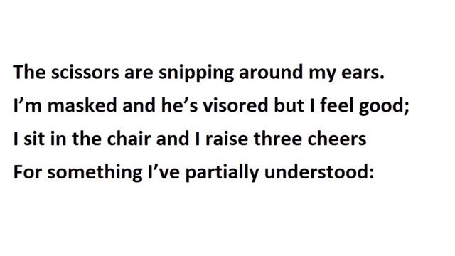 #PoetInLockdown Ian McMillan Sonnet 21