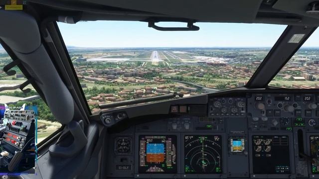 MSFS2020 | PMDG BOEING 737 Challenging LANDING Pisa Italy | Stunning Approach | FS2CREW |