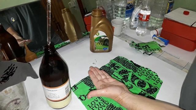 Серная кислота и автомобильное масло. Что получилось. смотреть онлайн