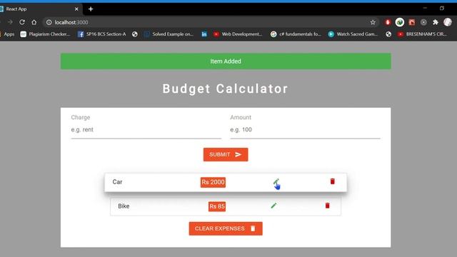 React Budget App смотреть онлайн