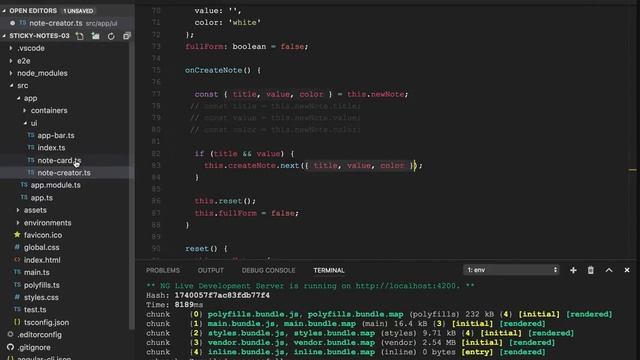 Angular 2.0 sticky Note app Final App: #09 смотреть онлайн