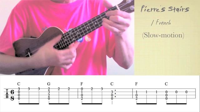 Pierre's Stairs / French (Ukulele) [TAB] смотреть онлайн