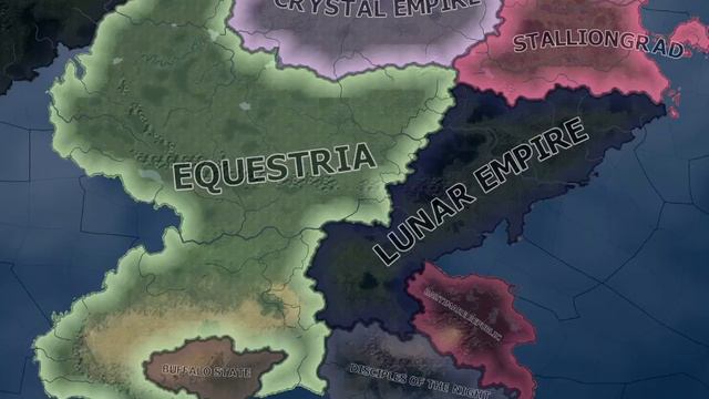 Hearts Of Iron 4 I Equestria at War. Equestria civil war timelaps смотреть онлайн