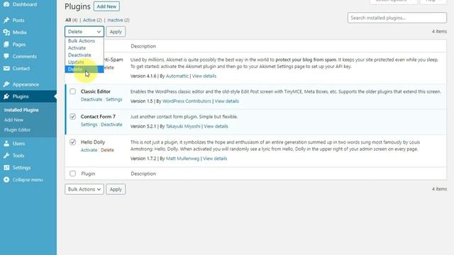 How to use Wordpress Plugins with explanation of 'Contact us' tutorial 10 WordPress Course in Urdu смотреть онлайн