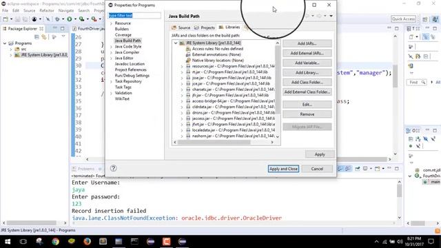 How to use type 4 jdbc driver in eclipse(oracle 11g or 10g) смотреть онлайн