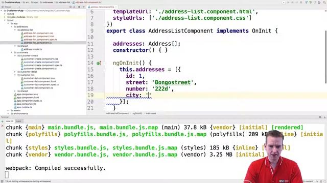 Building a Angular4+ Web App | S4P98 | Adding some fake address data to our ts file смотреть онлайн