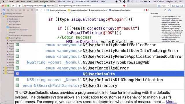 NSURLSession - Shopping list cloud part 2 смотреть онлайн