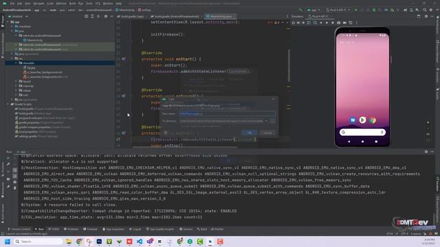 Android Development Tutorial - Firebase Authentication смотреть онлайн