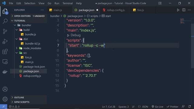 Rollup JavaScript Bundler For Beginners - Lightweight & Fast