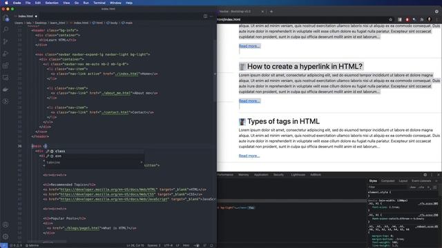 Create beautiful web page with Bootstrap v5 смотреть онлайн