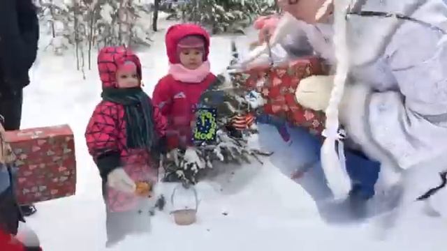 Дед мороз в лесу. Новосибирск смотреть онлайн