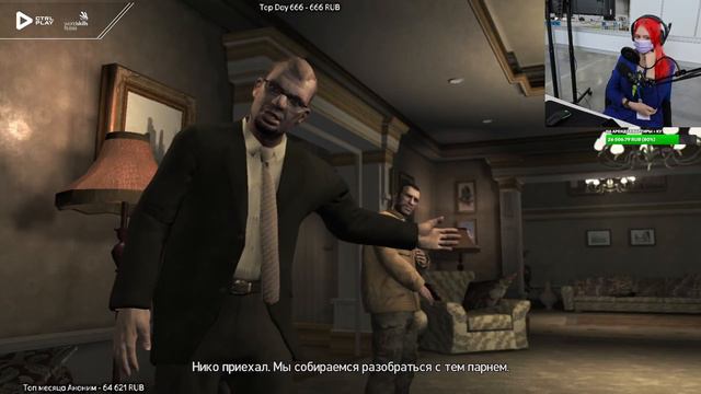 МАРАФОН ДЕНЬ 23 Grand Theft Auto IV прохождение #1 моя любимая :3 смотреть онлайн