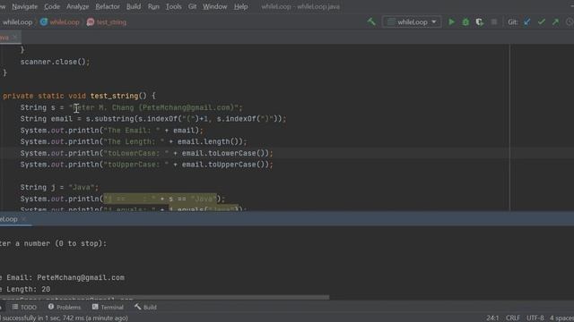 Lesson 2 Java - While loop and String. смотреть онлайн