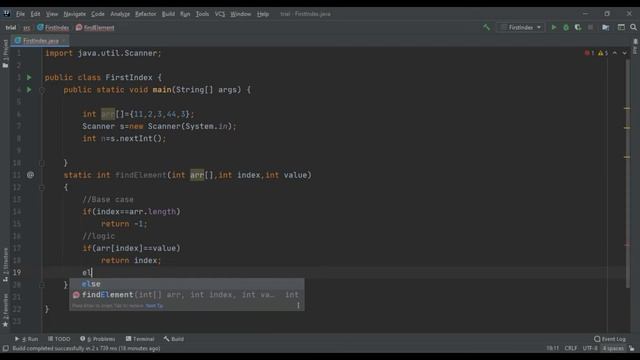 Find The First Index Using Recursion | Learn Recursion Guaranteed смотреть онлайн
