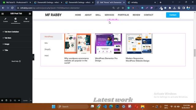 WordPress Elementor Vertical Tab with Best Features used by Elementskit || Free Elementor Tips смотреть онлайн