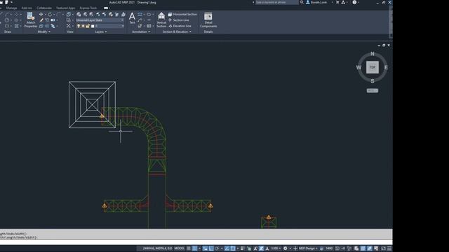 AutoCAT MEP 2021 Draw HVAC very Easy смотреть онлайн