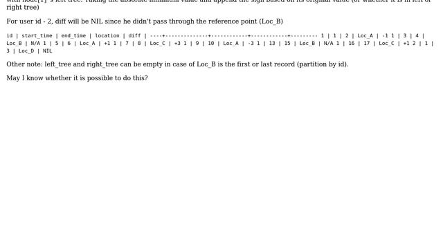 Calculate value differences of rows before and after bounded by multiple referenced rows смотреть онлайн