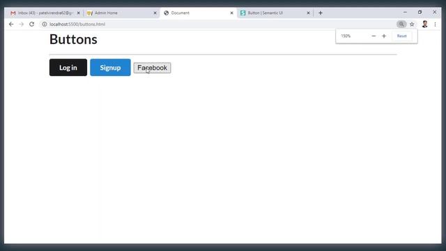 6. Buttons | Semantic UI смотреть онлайн