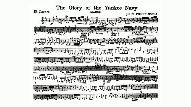 Glory of the Yankee Navy by John Philip Sousa - E-flat Cornet смотреть онлайн